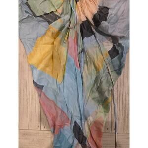 Just BEE Queen Women's Midi Skirt M Multicolor Geometric Ruched